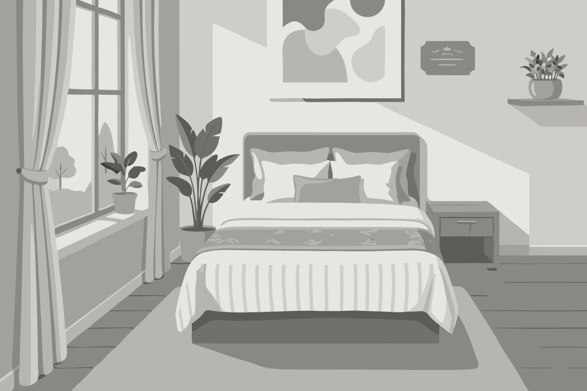 Basic Room with Shared Bathroom (1-2 Adults)